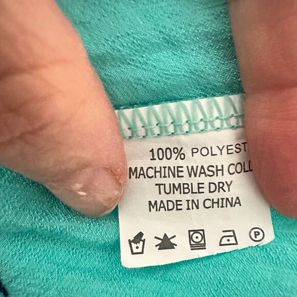 Kindred Womens Floral Embroidered Shirt Top Size Petite Large Boho Blue Feminine - Picture 6 of 7